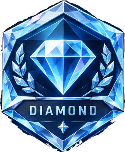 Diamond badge